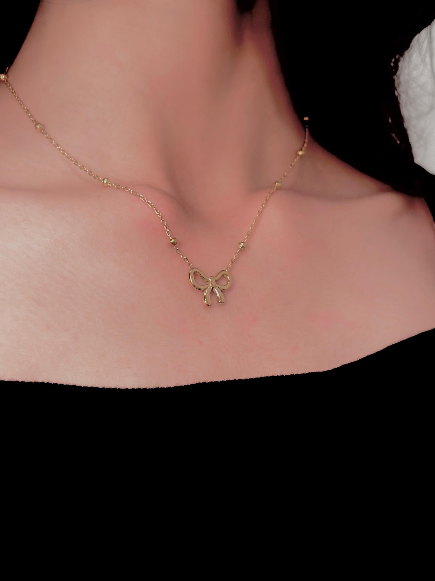 Bow Beaded Necklace 💫